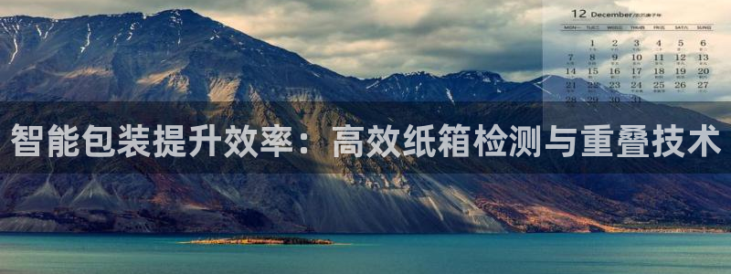 天宏2娱乐平台：智能包装提升效率：高效纸箱检测与重叠技术
